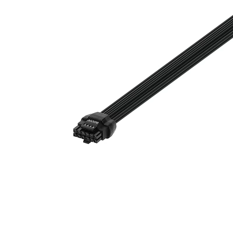 PCIe 5.0 Cable, 16AWG ATX 3.0 12VHPWR PCIE Cable, 600W Male to Male 16 (12+4) Pin PCIE5 Cable for RTX 4090TI, 4080TI, 3090TI