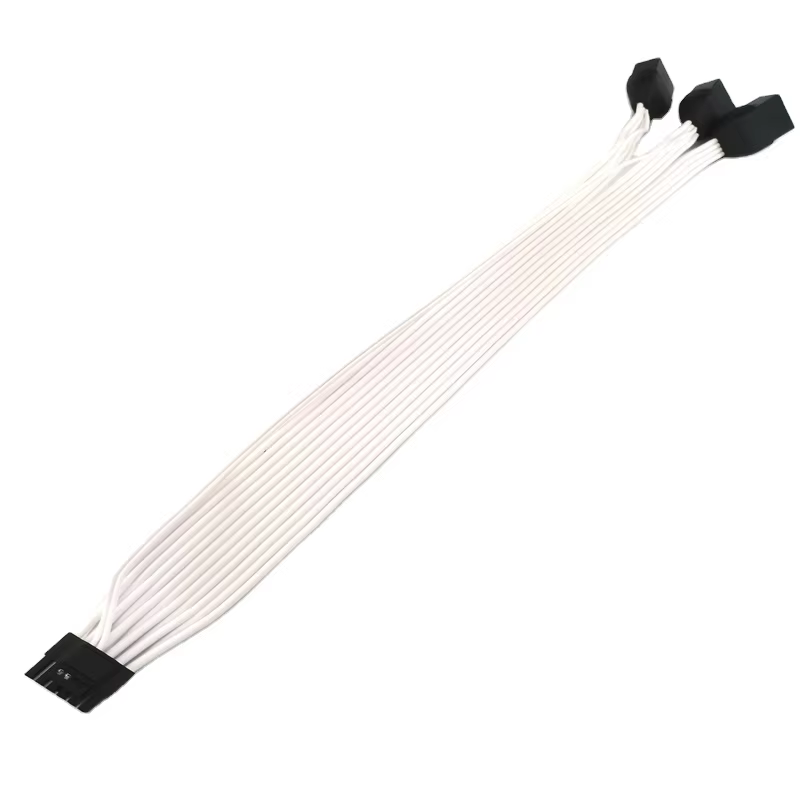 PCIE 5.0 12VHPWR ATX3.0 16Pin 12+4Pin Connector to 3x8Pin PCI-E GPU Power Adapter Cable for 3090Ti & RTX4080/4090 Graphics Card