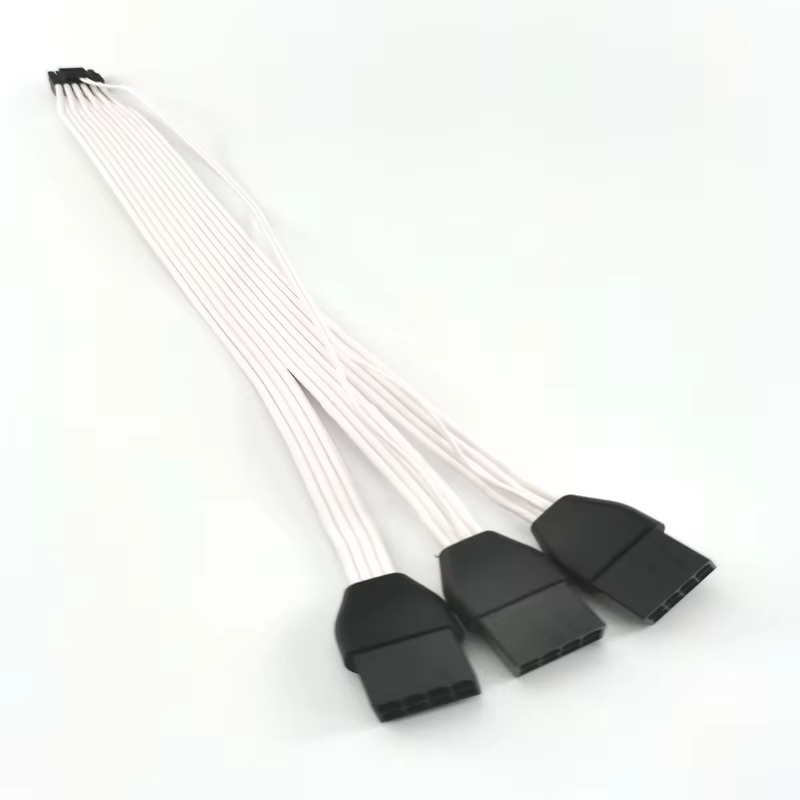 PCIE 5.0 12VHPWR ATX3.0 16Pin 12+4Pin Connector to 3x8Pin PCI-E GPU Power Adapter Cable for 3090Ti & RTX4080/4090 Graphics Card