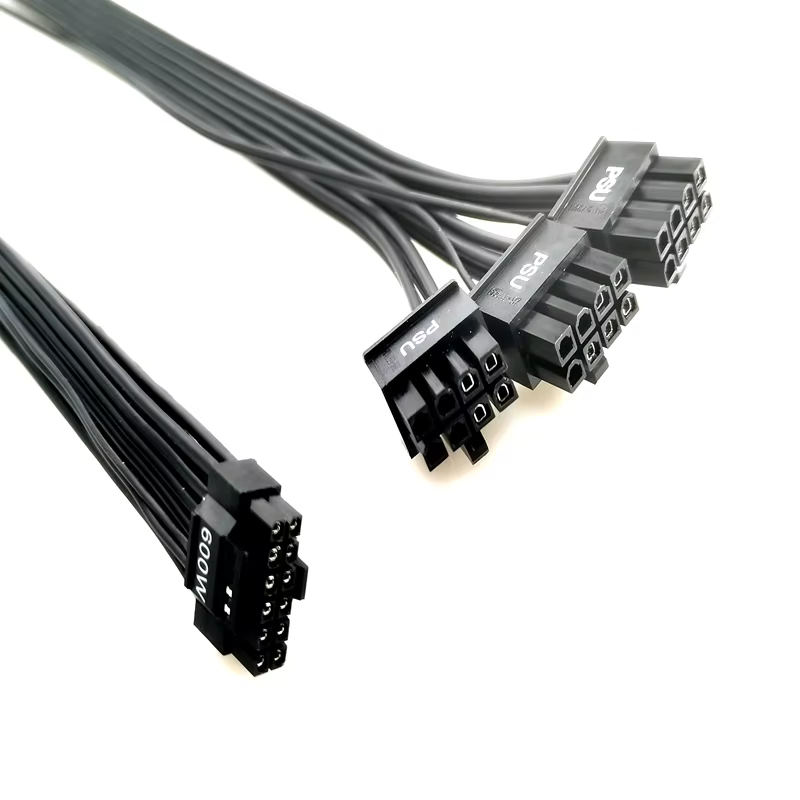 16 Pin(12+4pin) Male 12VHPWR to 3*8Pin Male Module Cable for Corsai
