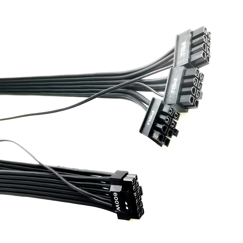 16 Pin(12+4pin) Male 12VHPWR to 3*8Pin Male Module Cable for Corsai