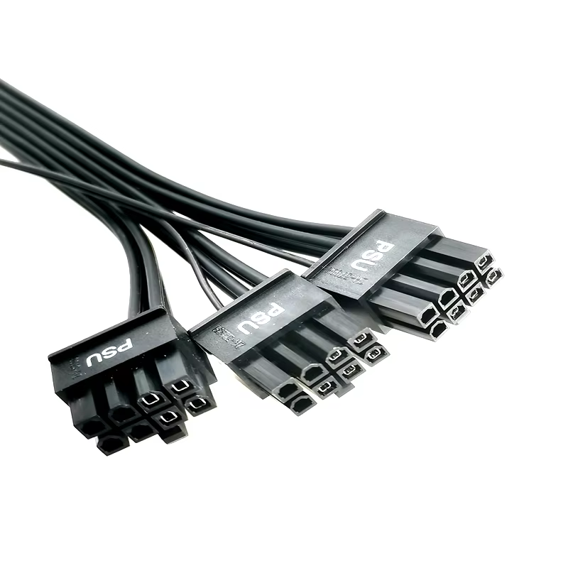 16 Pin(12+4pin) Male 12VHPWR to 3*8Pin Male Module Cable for Corsai
