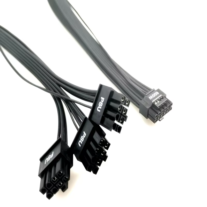 16 Pin(12+4pin) Male 12VHPWR to 3*8Pin Male Module Cable for Corsai