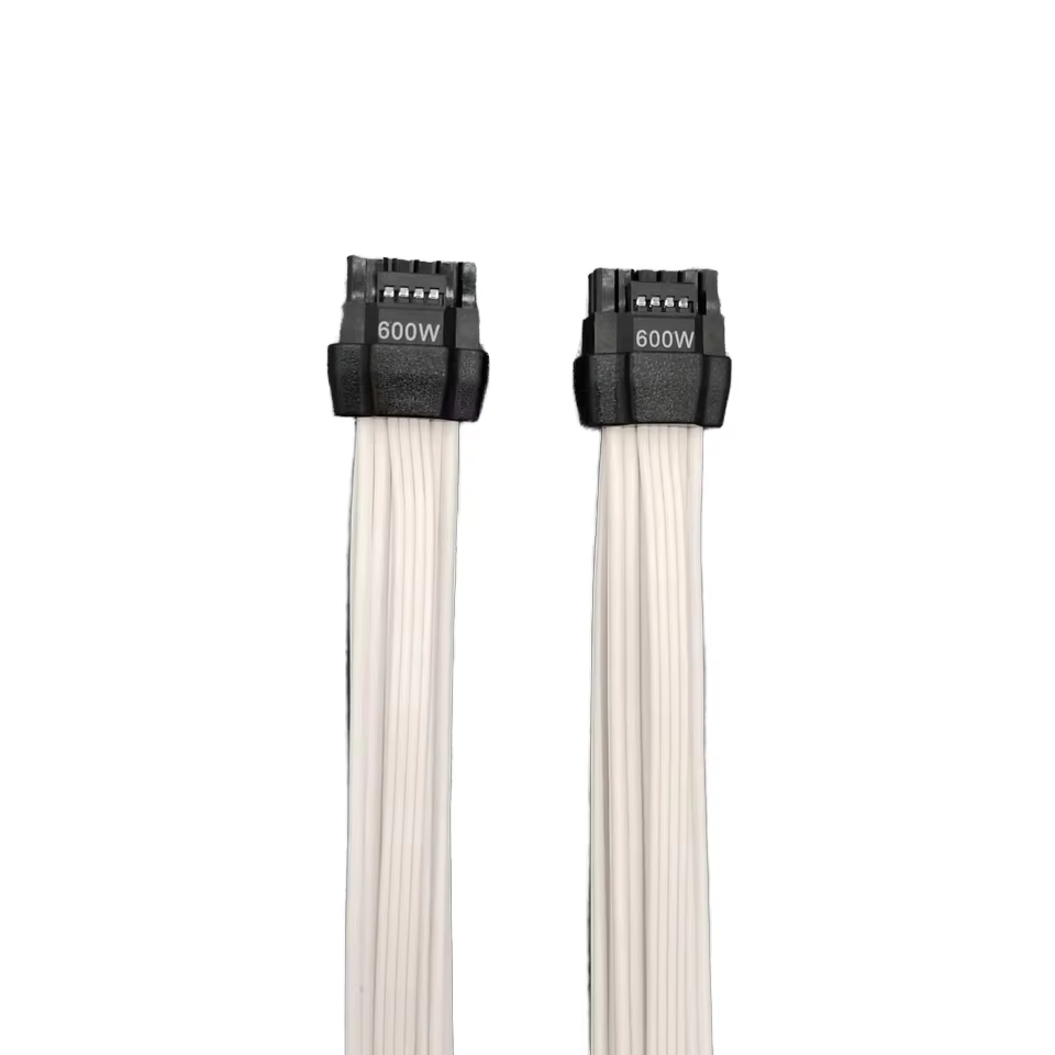 16 Pin(12+4pin) to 12+4pin PCIe 5.0 GPU Cables PVC Braid Shielding PSU Extension Cable for RTX 3090Ti RTX 4090 Computer