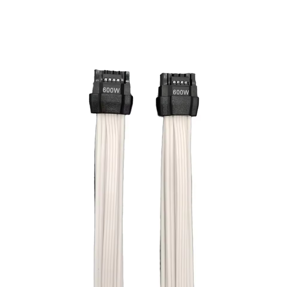 16 Pin(12+4pin) to 12+4pin PCIe 5.0 GPU Cables PVC Braid Shielding PSU Extension Cable for RTX 3090Ti RTX 4090 Computer