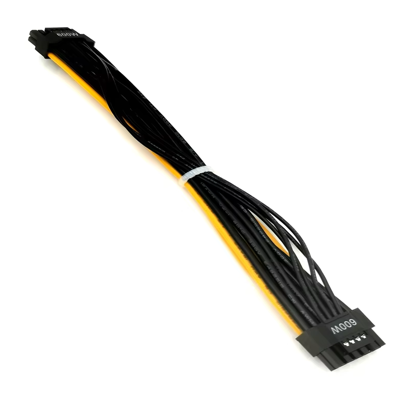 12+4pin to 12+4pin PCIE 5.0 GPU Cables, TPE PSU Extension Cable Male to Male 16Pin Connector for RTX 3090Ti RTX 4090