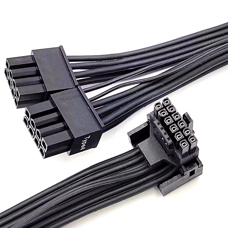 Module PCIE 5.0 Module with 12+4 New 12VHPWR Connector Power Cable for PC Power Supplies