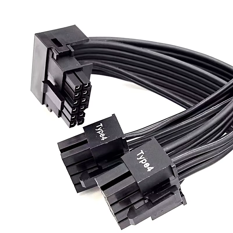 Module PCIE 5.0 Module with 12+4 New 12VHPWR Connector Power Cable for PC Power Supplies