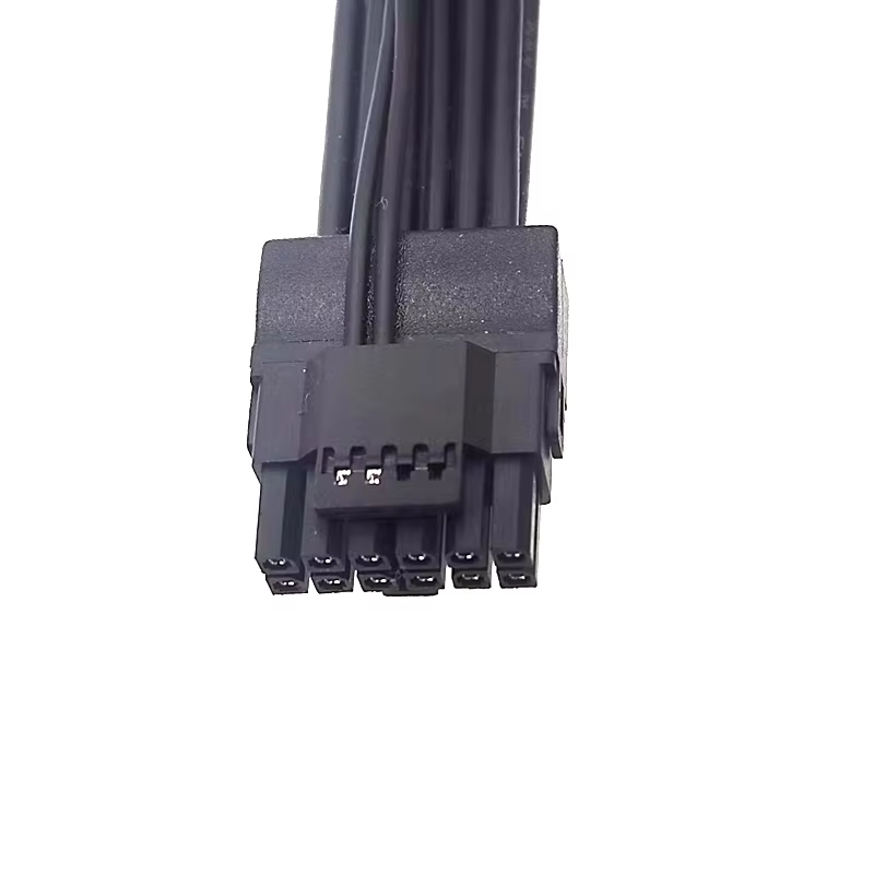 12+4 PCIE 5.0 Compatible 12VHPWR Soldering Cable for GPU RTX 3090Ti 4070Ti 4080 4090 2*8P 16AWG Right-Angle Connectors TPE