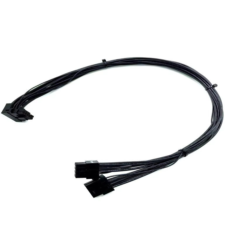 CORSAI 600W 12+4pin Dual 8pin Gen5 Type-4 PCIE 5.0 Power Cable 12VHPWR Gold-Plated Terminal Compatible with Server Use