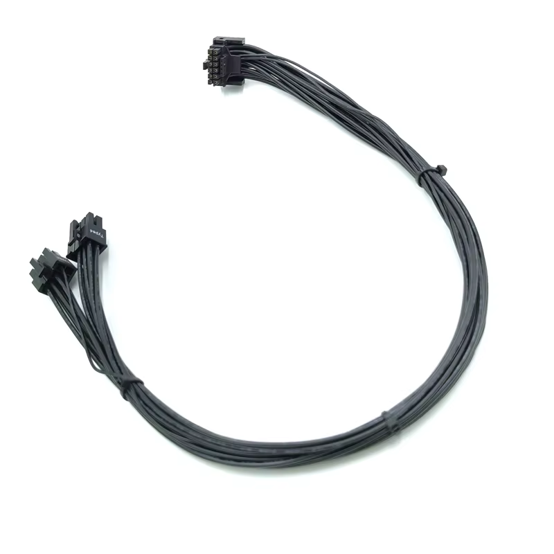 CORSAI 600W 12+4pin Dual 8pin Gen5 Type-4 PCIE 5.0 Power Cable 12VHPWR Gold-Plated Terminal Compatible with Server Use