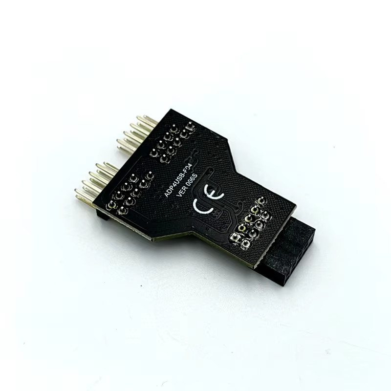 USB2.0 Dual 9-Pin & 19-Pin Multi-function Expansion Hub with 2-4 Ports for Desktop in Stock