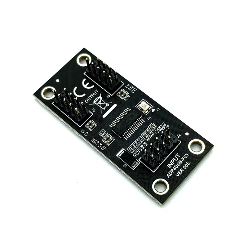 USB 2.0 9-PIN Motherboard Hub with 1 Point 2 DuPont Double 9-Pin Interface Expansion Stock Desktop Application