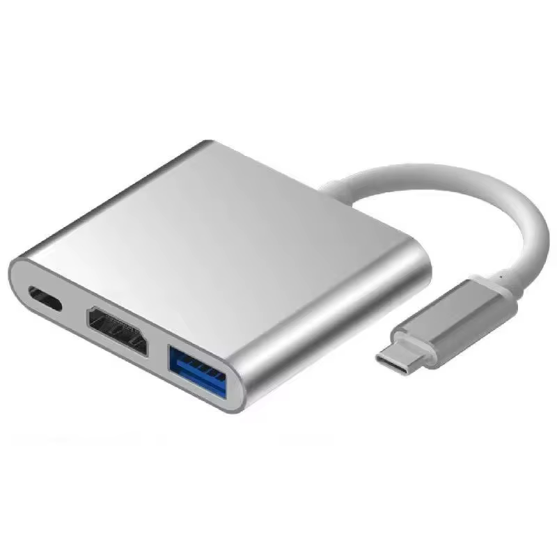 Hot Sell Wholesale Data PD HD Type C 3in One Hub Usb 3.0 3.1 Usb Hub Splitter Hub for PC