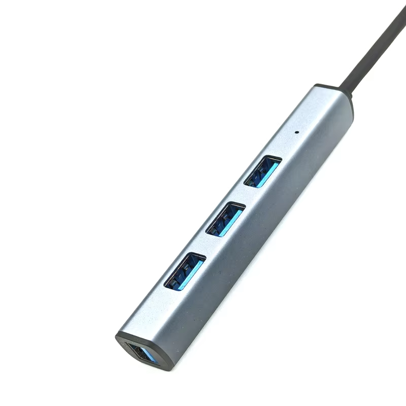 USB3.0 to USB3.0 4-Port Multi-Function Desktop Hub with SD/Micro SD Card Support Pure Copper Material in Stock