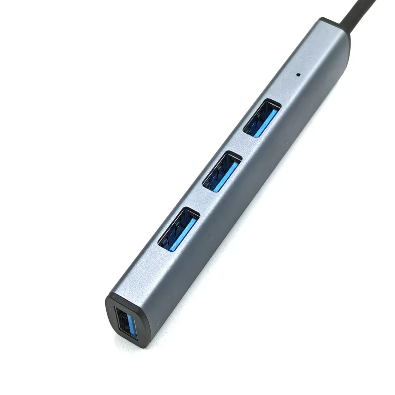 USB3.0 to USB3.0 4-Port Multi-Function Desktop Hub with SD/Micro SD Card Support Pure Copper Material in Stock
