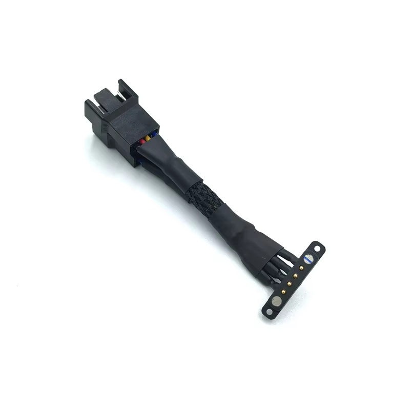 Customized Cable Magnetic Braid PVC USB 2.0 4Pin PWM Male and Female Black MY Brand MYD4F-4F Computer Fan Cable