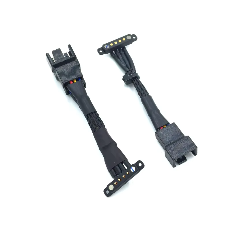 Customized Cable Magnetic Braid PVC USB 2.0 4Pin PWM Male and Female Black MY Brand MYD4F-4F Computer Fan Cable