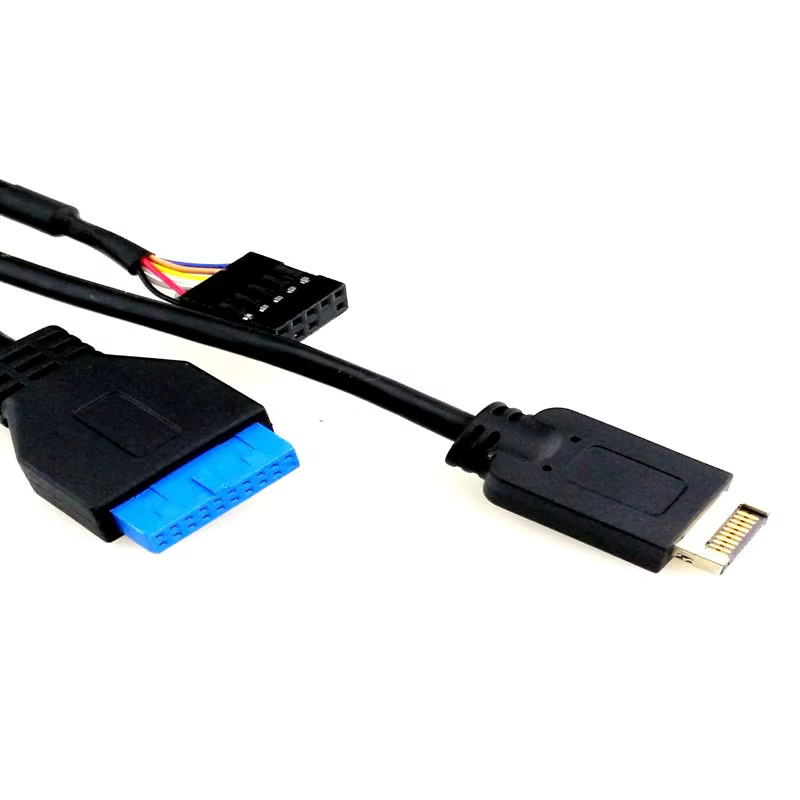 Factory Outlet PC Motherboard Cable with USB 3.0 TYPE-C HD Audio Ports I/O Board Internal Wire for Computers
