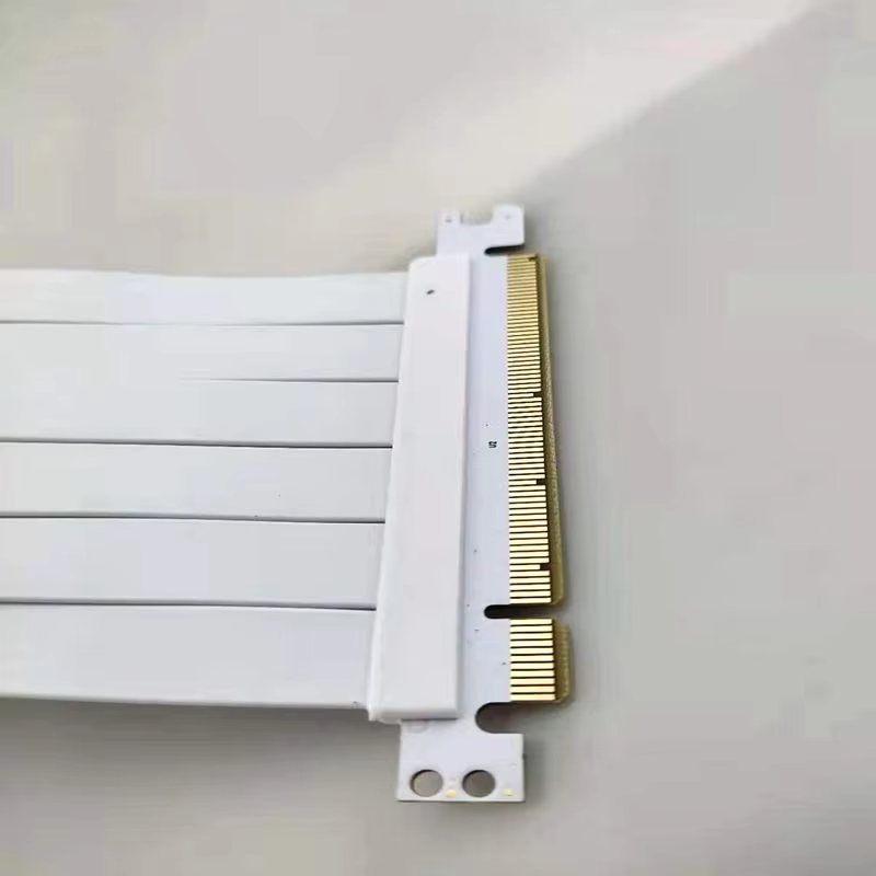 White Color PCI-E X16 Riser Card,ELECPOW PCI Express 3.0 Extension Cable
