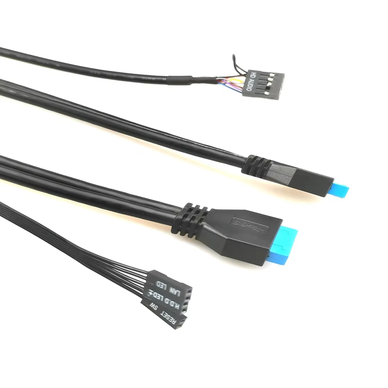 OEM ODM USB 3.0 Power LED Rest SW Computer case Front Panel Cable