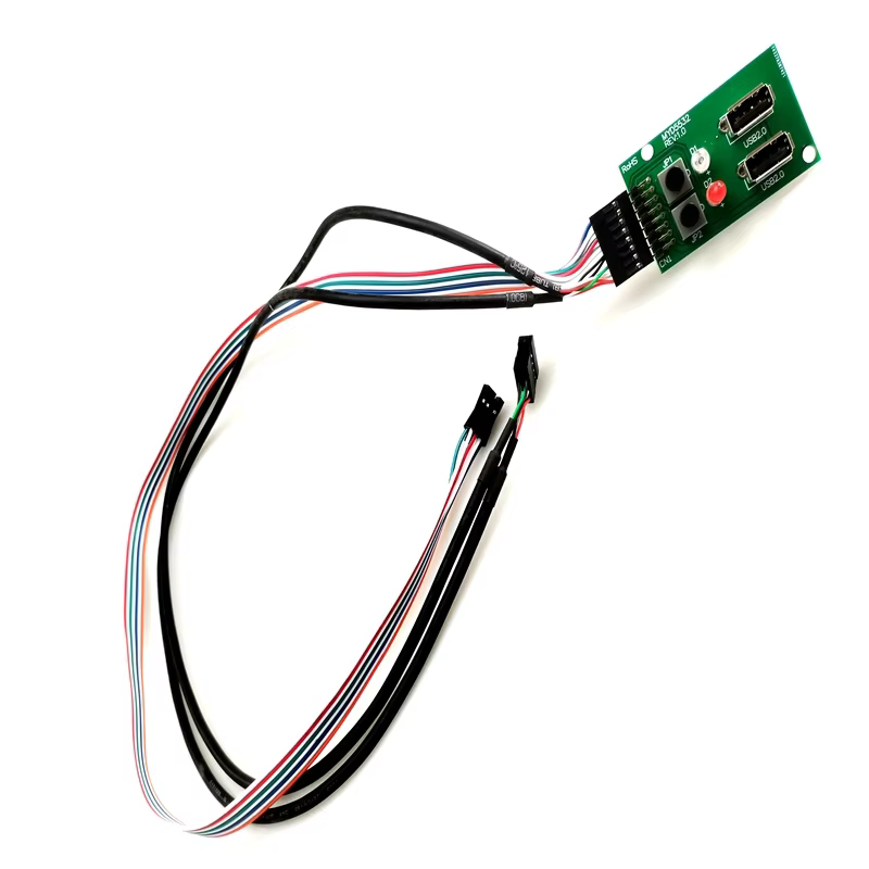 MYD 5532 Front Panel Dual USB2.0+LED SW Computer Case Cable CN