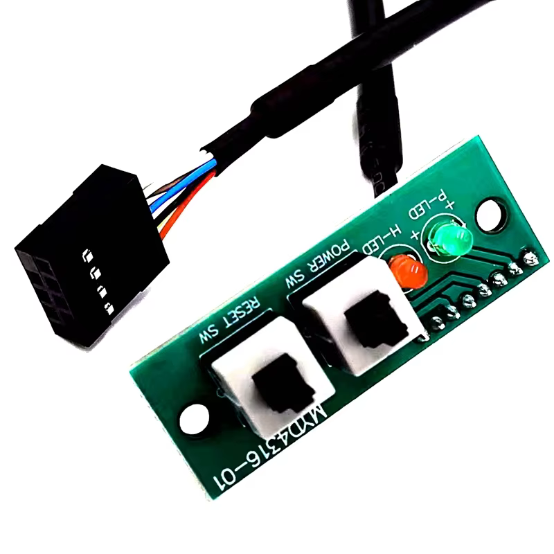 Power SW Reset SW HDD LED Front Case Panel USB Cable Tinned Copper Conductor PVC Jacket Braid Shielding 3A Fast Charging