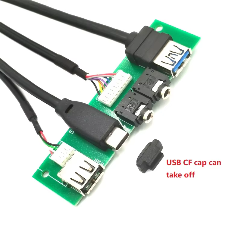 Maoye MY9225 High Quality USB2.0 + USB3.0 10Gbps 3A Fast Charging HD Audio Jack PVC Jacket Tinned Copper Conductor Computer