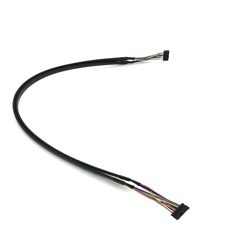 Small 20-Pin to Small 20-Pin USB3.0 Data Cable 2*10-Pin Flat Stripped Female End for Computers