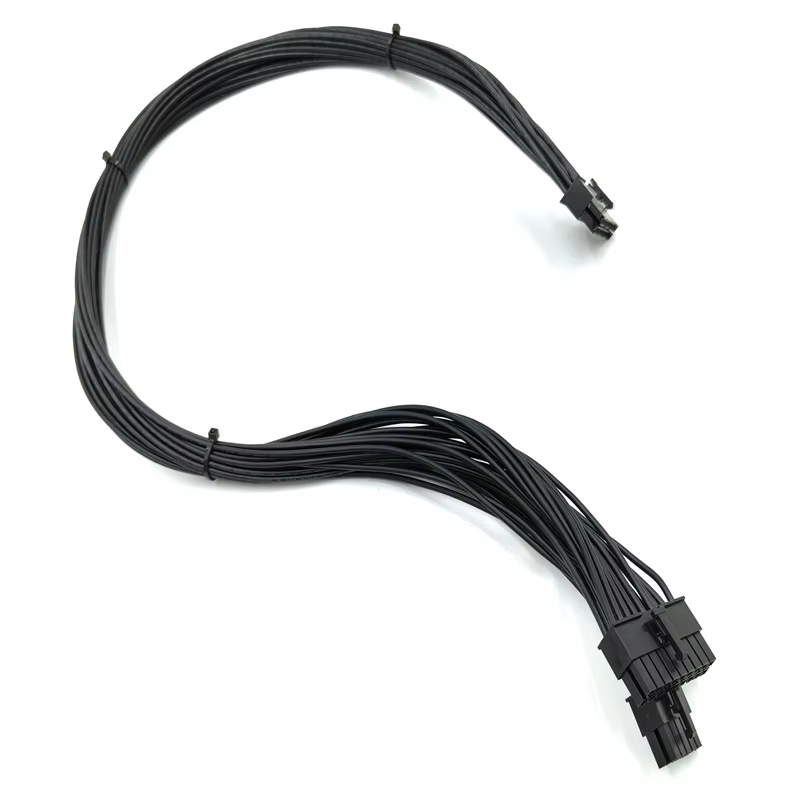 Corsai Type 4 18+10 Pin ATX Converter 16 AWG Copper Cable 4-5 Ties 24pin ATX Motherboard PSU Side Computer Accessories Used