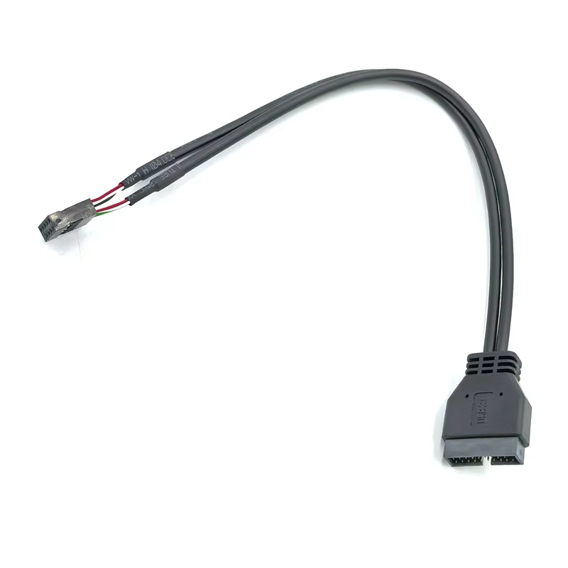USB 2.0 to USB 3.1 Upgrade Adapter Noise Reduction Shielded 3A Fast Charging Customizable Cable Length Computer Use in Stock
