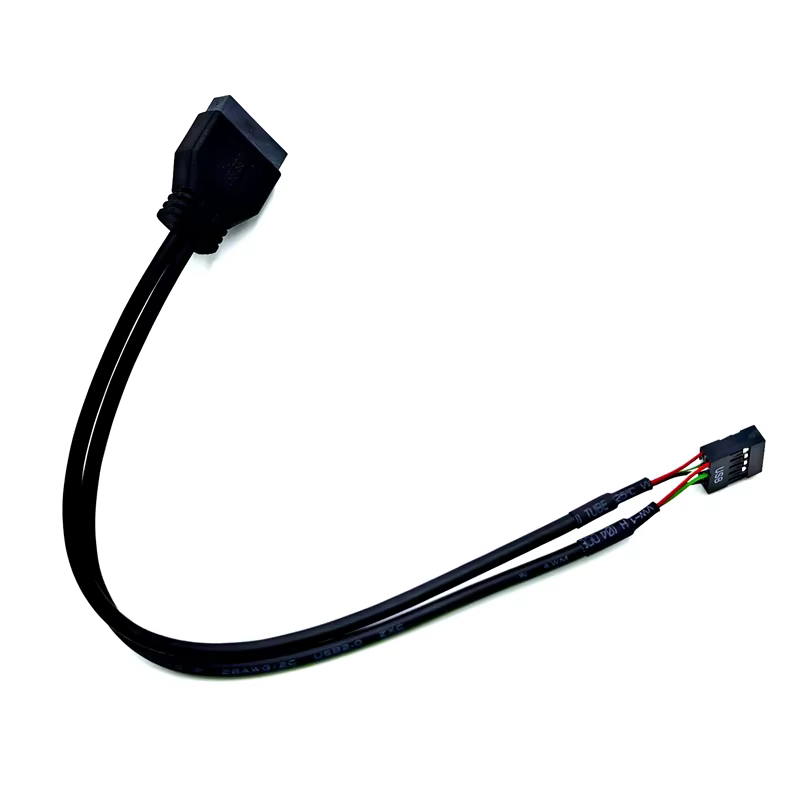 USB 2.0 to USB 3.1 Upgrade Adapter Noise Reduction Shielded 3A Fast Charging Customizable Cable Length Computer Use in Stock
