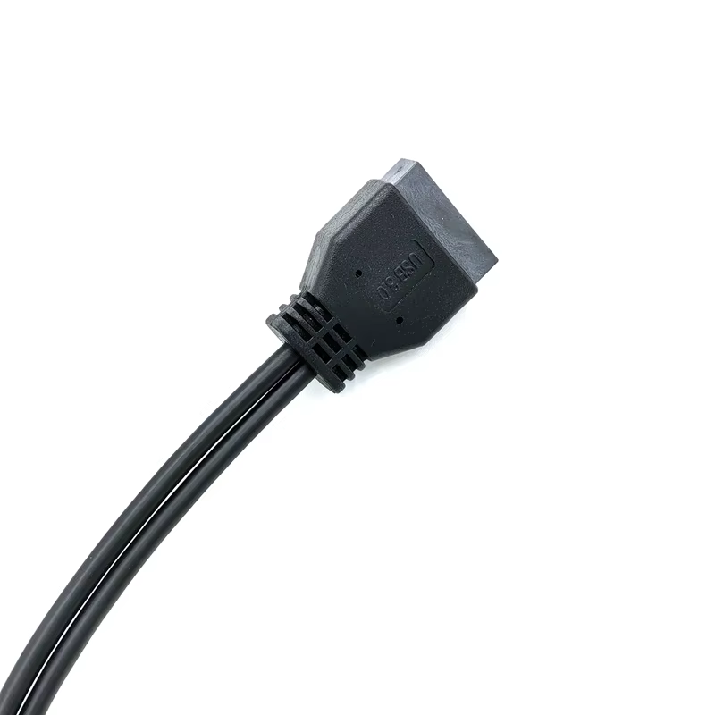 USB 2.0 to USB 3.1 Upgrade Adapter Noise Reduction Shielded 3A Fast Charging Customizable Cable Length Computer Use in Stock