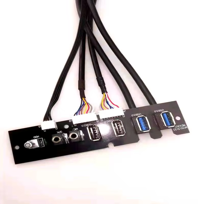 MYS13133 Panel Cables USB3.0 USB2.0 HD AUDIO LED /SW for PC case Cable