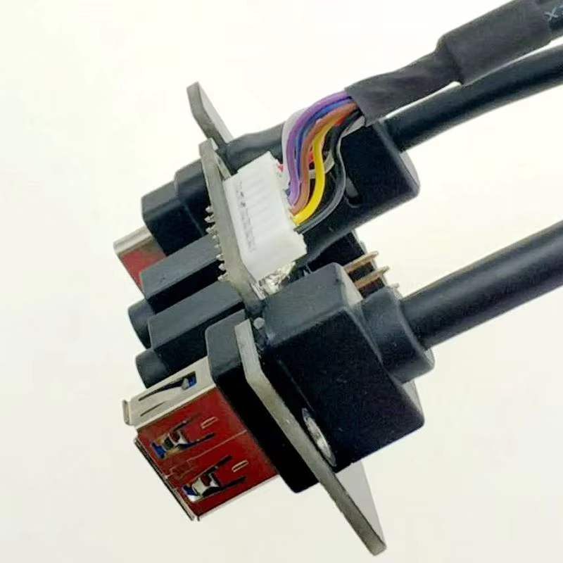 Factory Outlet PC Motherboard Cable Usb 3.0+usb C+hd Audio Ports I/o Board+internal Wire Cable