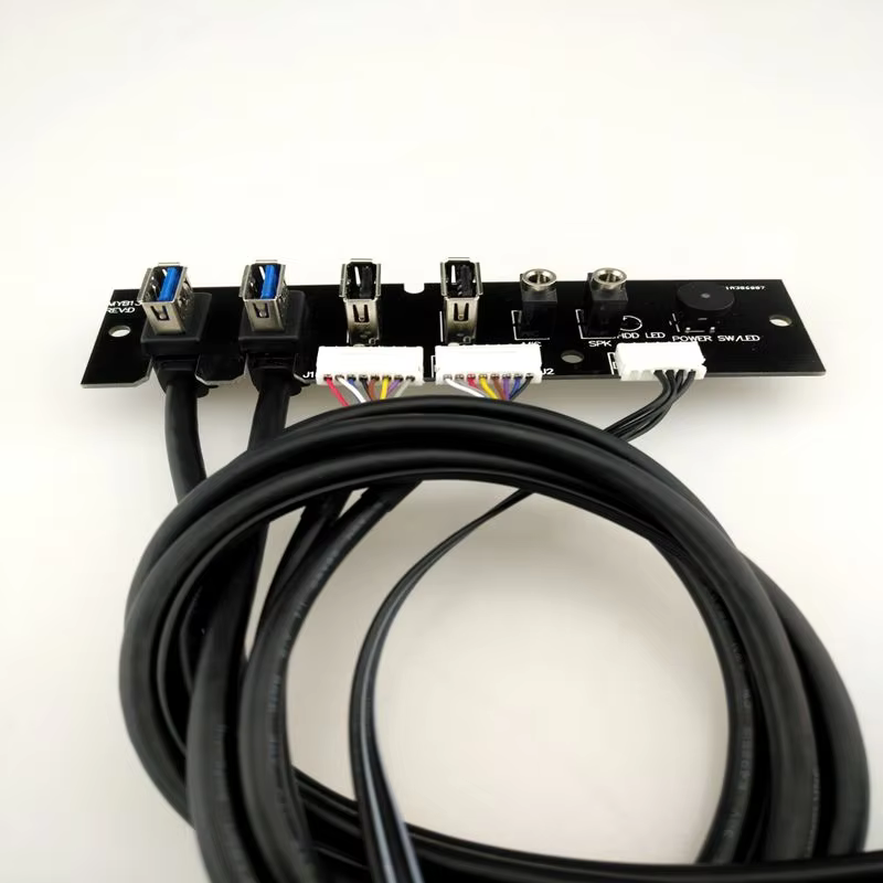 Front Panel Dual USB3.0 Dual USB2.0 HD AUDIO+LED SW Computer case Front Panel Cable