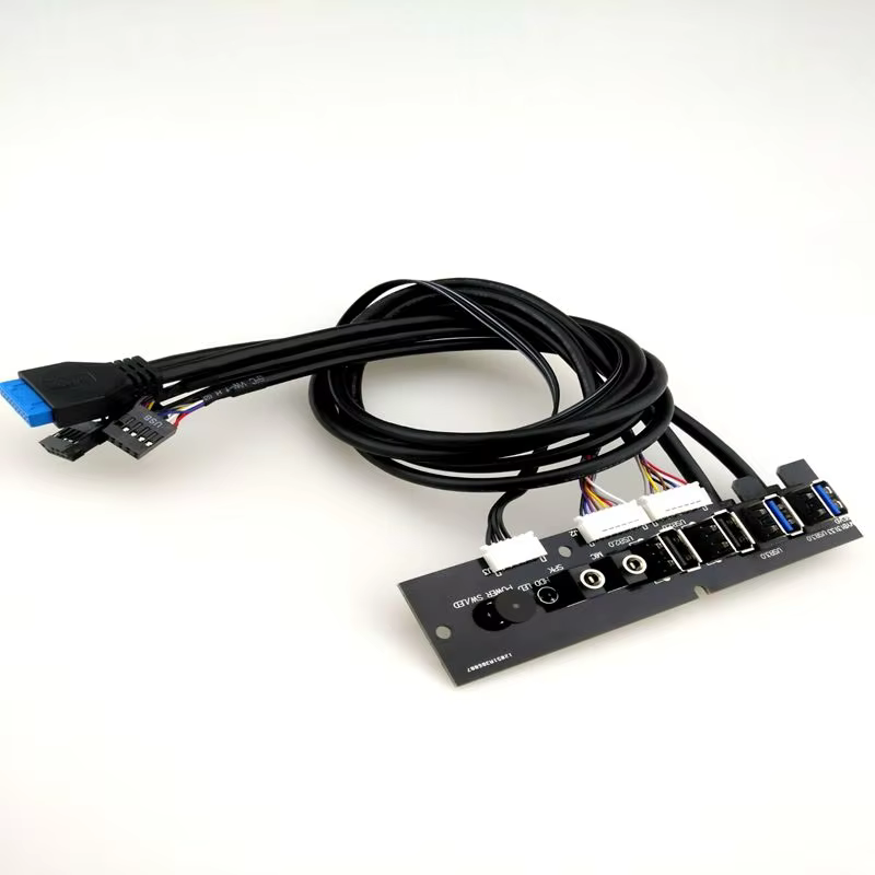 Front Panel Dual USB3.0 Dual USB2.0 HD AUDIO+LED SW Computer case Front Panel Cable