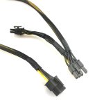 6+2 PCIe Dual 6+2 PCIe Braid Shielded PVC Jacket 3A Fast Charging Pure Copper Conductor Nickel Plated Connectors Computer Power