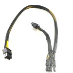 6+2 PCIe Dual 6+2 PCIe Braid Shielded PVC Jacket 3A Fast Charging Pure Copper Conductor Nickel Plated Connectors Computer Power