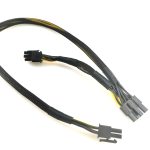 6+2 PCIe Dual 6+2 PCIe Braid Shielded PVC Jacket 3A Fast Charging Pure Copper Conductor Nickel Plated Connectors Computer Power