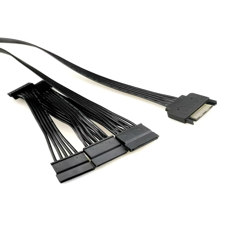 SATA Male to 5 SATA Female ESA-SATA.5X.PWRER SATA Cable