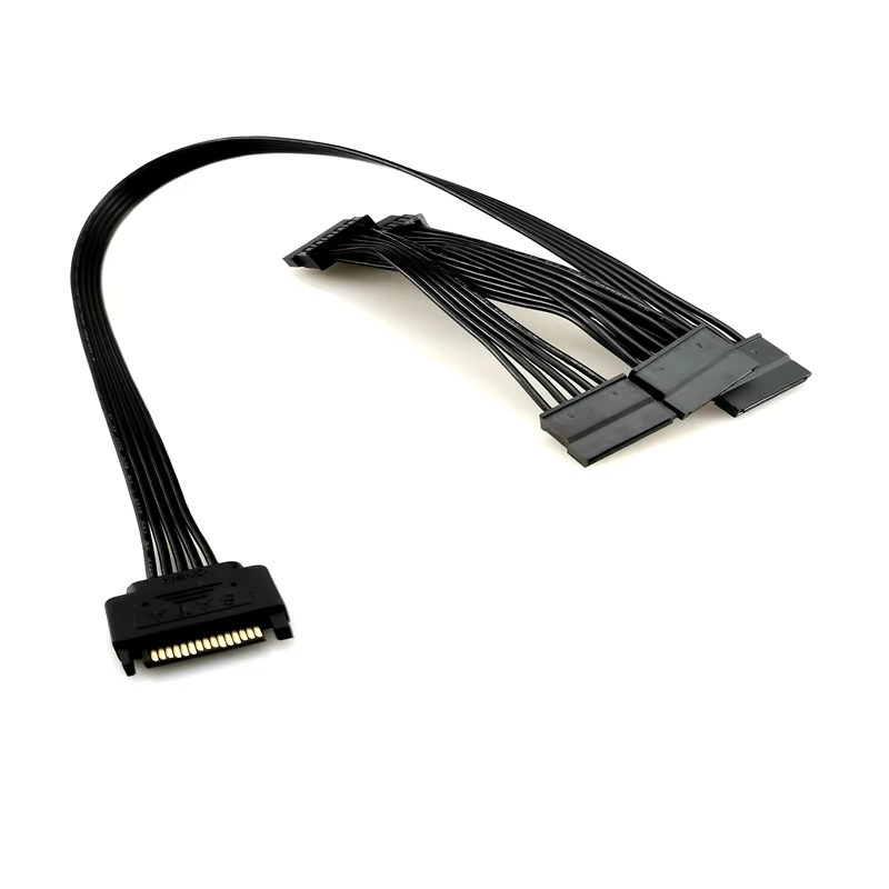 SATA Male to 5 SATA Female ESA-SATA.5X.PWRER SATA Cable