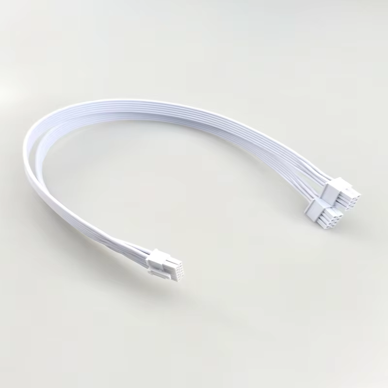 12pin to Dual 8jpin PCI-E Extension Power Supply Cable Copper 30cm