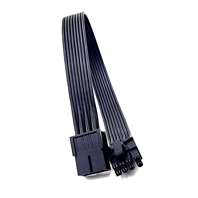High Quality 6+2pin TPE Sleeved 30cm Copper Core GPU Extension Cable