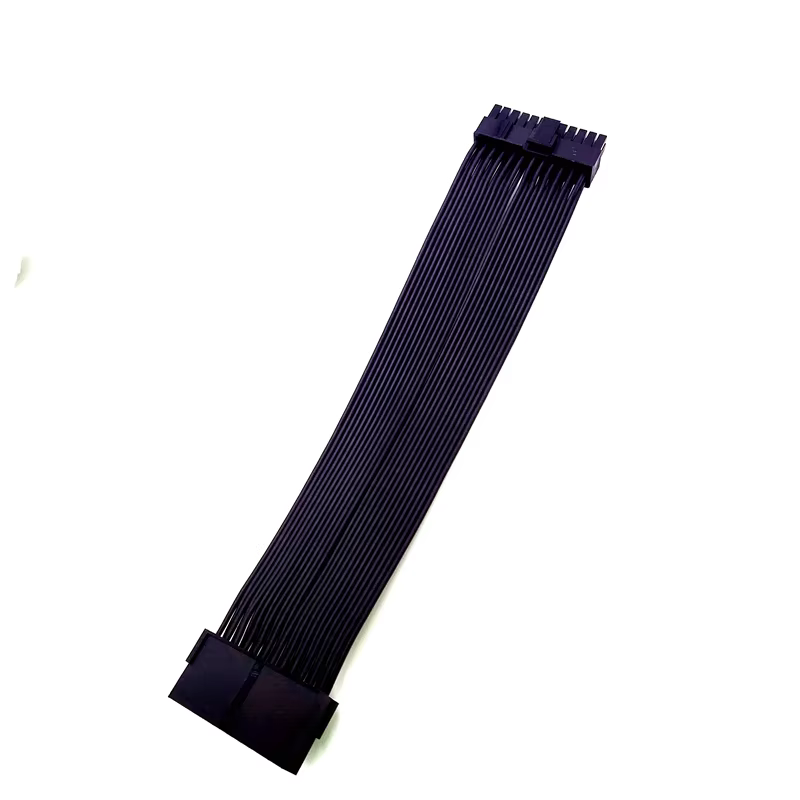 Factory Sell TPE and Sleeved ATX 24-pin Extension Extension Cable Kit for ATX PCI-E Extension Power Supply Cable