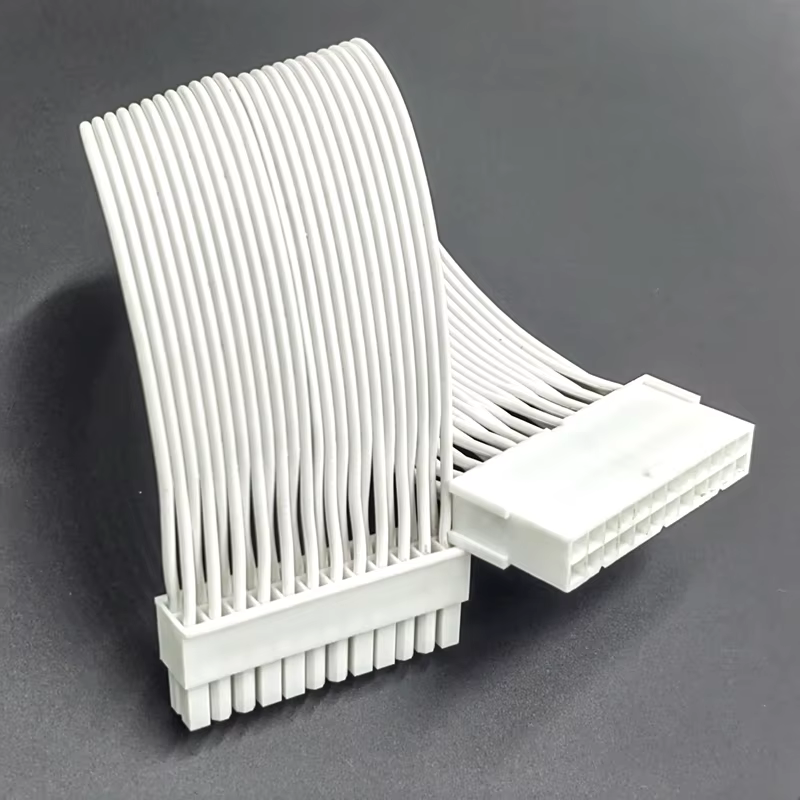 TPE PVC 24pin Male to 24pin Female Computer Motherboard Extension Power Supply Cable