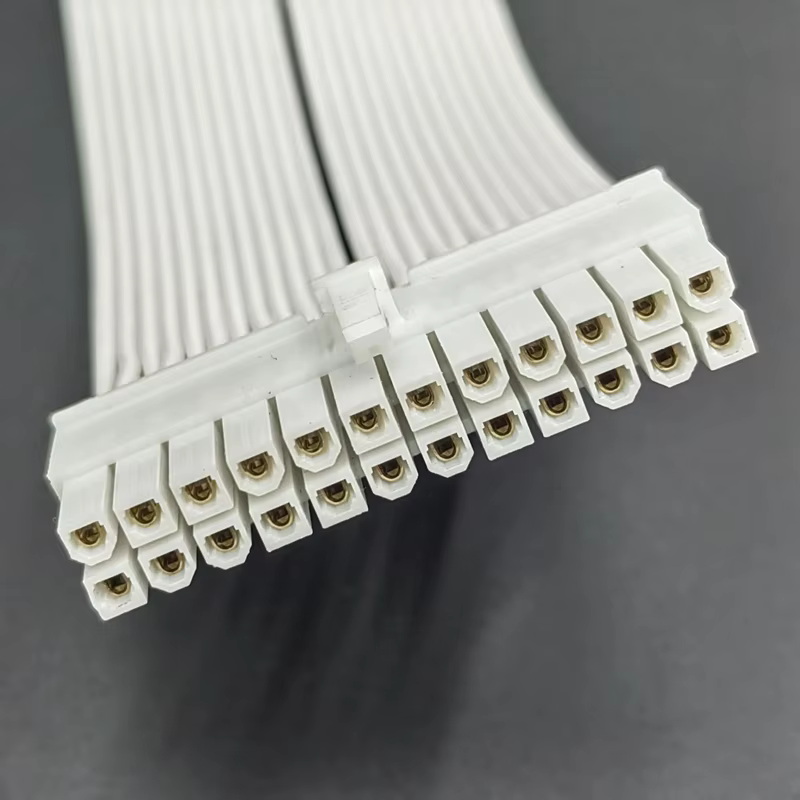 TPE PVC 24pin Male to 24pin Female Computer Motherboard Extension Power Supply Cable