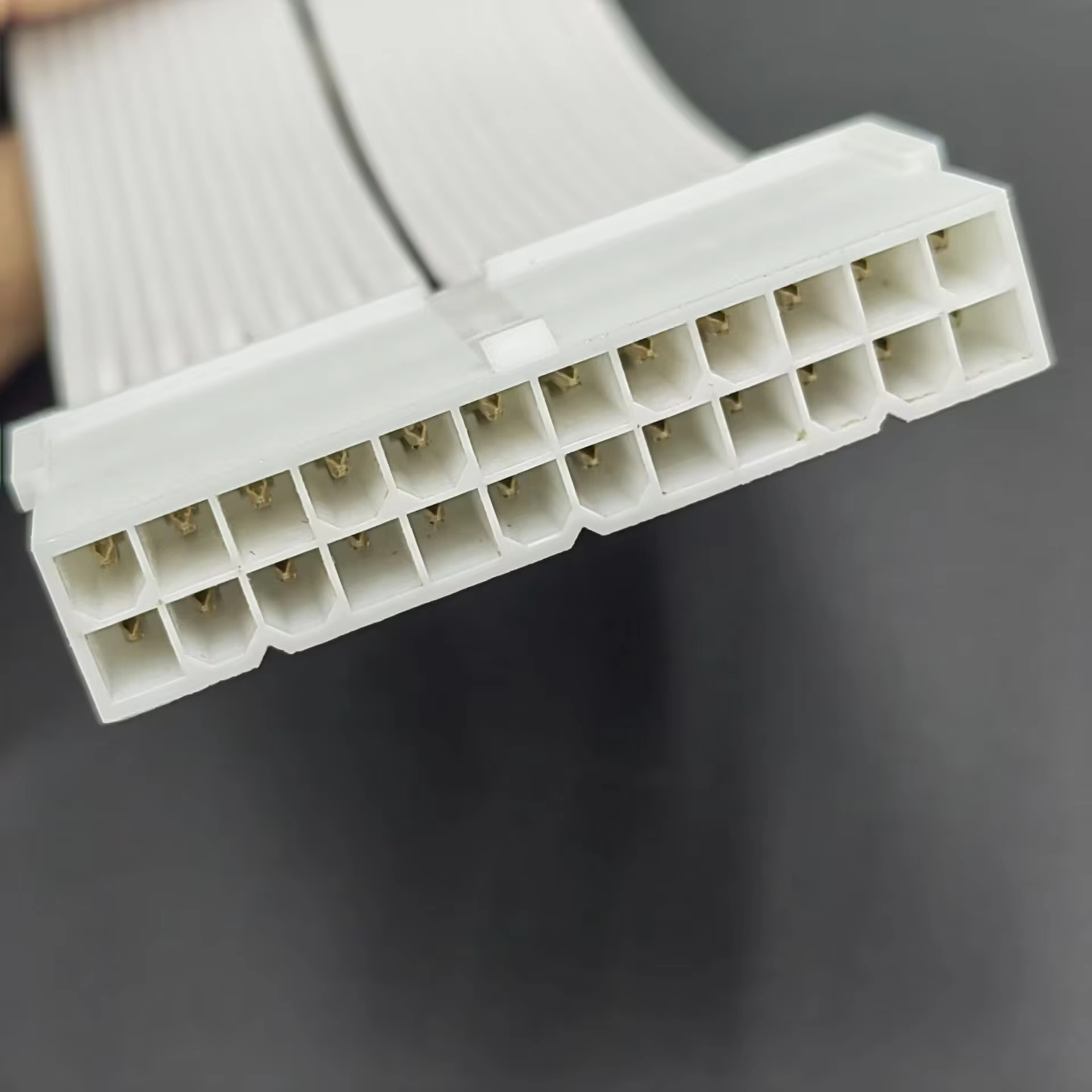 TPE PVC 24pin Male to 24pin Female Computer Motherboard Extension Power Supply Cable