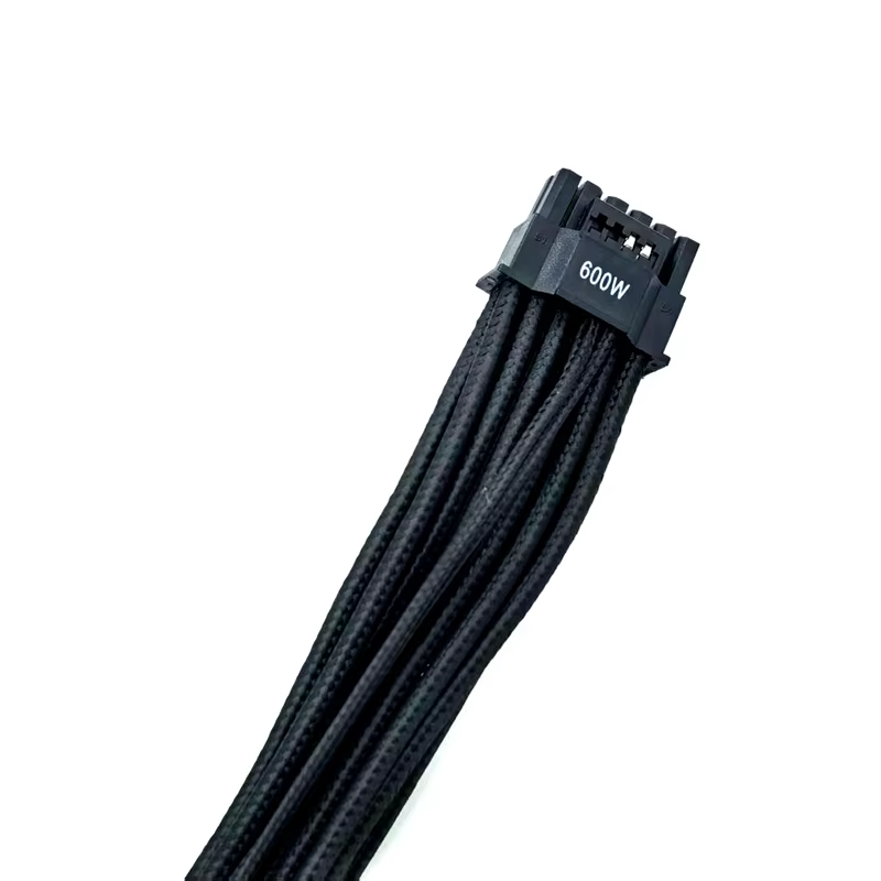 Sleeved 16AWG 12VHPWR 16Pin PCIe 5.0 12+4Pin to Dual PCIE GPU 8Pin 6+2 Pin Power Adapter Cable for Graphics Card