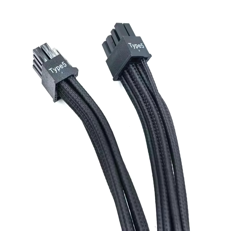 Sleeved 16AWG 12VHPWR 16Pin PCIe 5.0 12+4Pin to Dual PCIE GPU 8Pin 6+2 Pin Power Adapter Cable for Graphics Card
